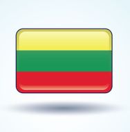 Flag of Lithuania vector illustration N6
