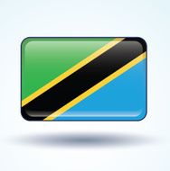 Flag of Tanzania vector illustration N6