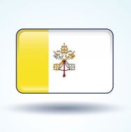Flag of Vatican city vector illustration N5