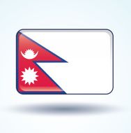 Flag of Nepal vector illustration N6