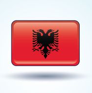 Flag of Albania vector illustration N5