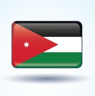 Flag of Jordan vector illustration N5