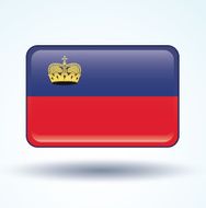 Flag of Liechtenstein vector illustration N6