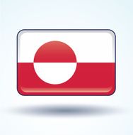 Flag of Greenland vector illustration N6
