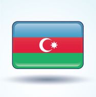 Flag of Azerbaijan vector illustration N5