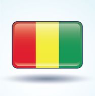 Flag of guinean vector illustration N6