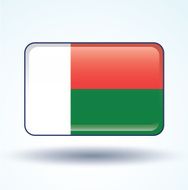 Flag of Madagascar vector illustration N6