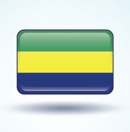 Flag of Gabon vector illustration N5