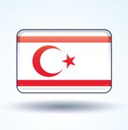 Flag of Northern Cyprus vector illustration N5