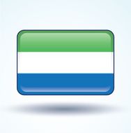 Flag of Sierra Leone vector illustration N5