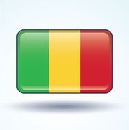 Flag of Mali vector illustration N6