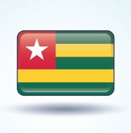 Flag of Togo vector illustration N6