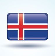 Flag of Iceland vector illustration N5