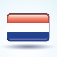 Flag of netherlands vector illustration N5