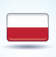 flag of Poland vector illustration N6