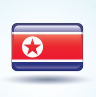 Flag of north korea vector illustration N4