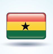 Flag of Ghana vector illustration N5