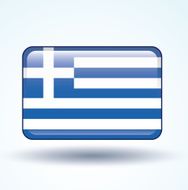 Flag of Greek vector illustration N2