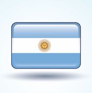Flag of Argentina vector illustration N4