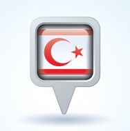 Flag of Northern Cyprus vector illustration N6
