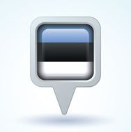 Flag of Estonia vector illustration N6