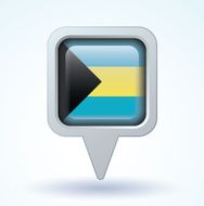 Flag of Bahamas vector illustration N5