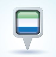 Flag of Sierra Leone vector illustration N6