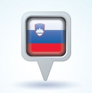 Flag of Slovenia vector illustration N6