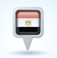 Flag of Egypt vector illustration N4