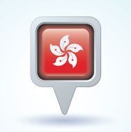 flag of Hong Kong vector illustration N5