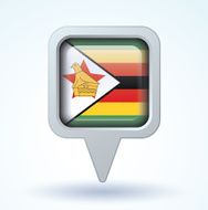 Flag of Zimbabwe vector illustration N6