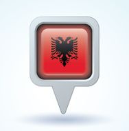 Flag of Albania vector illustration N6