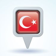 Flag of Turkey vector illustration N4