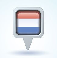 Flag of Luxembourg vector illustration N6