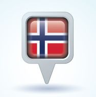 Flag of Norway vector illustration N6