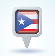 Flag of Puerto rico vector illustration N6