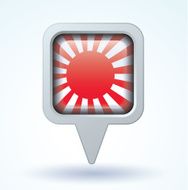 Flag of Japan imperial vector illustration N6