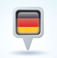 Flag of German vector illustration N2
