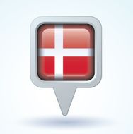 Flag of Denmark vector illustration N6