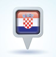 Flag of Croatia vector illustration N5