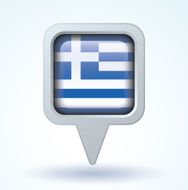 Flag of Greek vector illustration N3