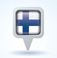 Flag of Finland vector illustration N6