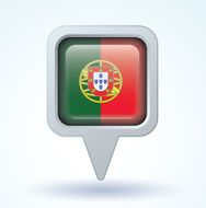 Flag of Portugal vector illustration N4