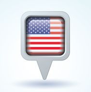 Flag of United states america vector illustration N5