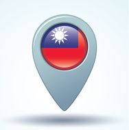 Flag of Taiwan vector illustration N6