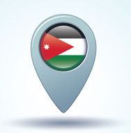 Flag of Jordan vector illustration N6