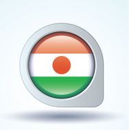 Flag of Republic niger vector illustration N6