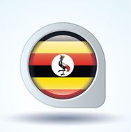 Flag of Uganda vector illustration N7