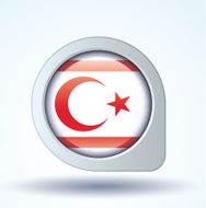 Flag of Northern Cyprus vector illustration N7