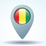 Flag of guinean vector illustration N7